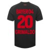 Original Fußballtrikot Bayer 04 Leverkusen Alejandro Grimaldo 20 Heimtrikot 2023-24 Für Herren